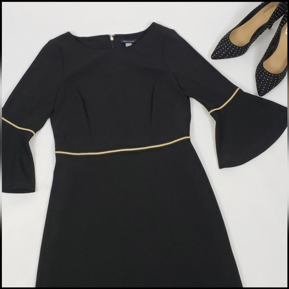 Tommy hilfiger Black  long bell sleeve dress 👗